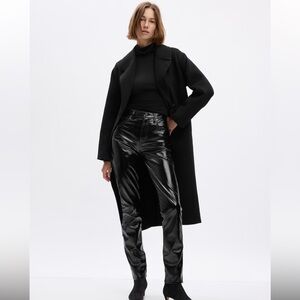 Gap Vegan Patent Leather Vintage Slim Pants,4P